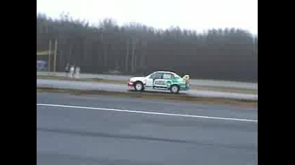 Robert Kubica Drift Mitsubishi Lancer Evo