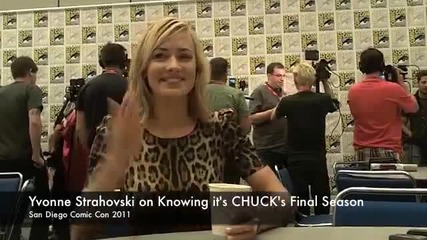 Yvonne Strahovski говори за Chuck Сезон 5