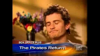 Orlando Bloom Potc3tvappearancecbs