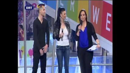 Софи Маринова на гръцкия финал на Евровизия 12.03.2012