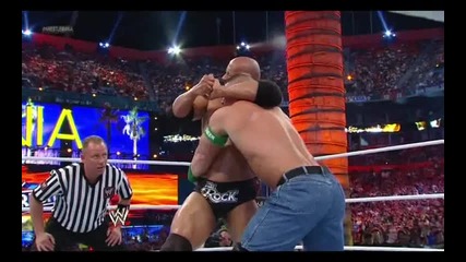 Wwe Wrestlemania 28 The Rock vs John Cena 1/2