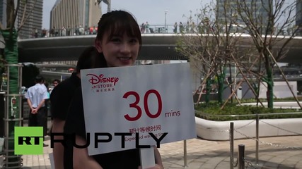 China: Disney open their flagship store in Shanghai
