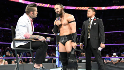 Neville and Tozawa slug it out after tempers flare during a heated interview: WWE 205 Live, Aug. 8, 2017