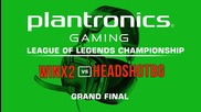 HEADSHOTBG vs WinX2- Finals Plantronics League of Legends Championship