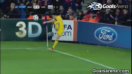 Barca 3 : 1 Arsenal - Шампионска лига, 08.03.2011