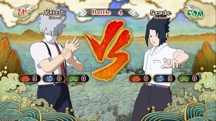 Naruto Storm 3 (new Dlc) - Nurse Kakashi vs Student Sasuke!