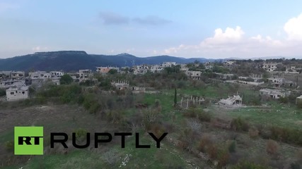 Syria: Drone footage captures Syrian army advance in Latakia Governorate