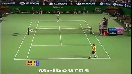 Monfils vs Baghdatis Aussie Open 2007 Highlights Hd 