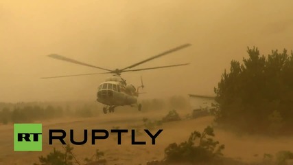 Russia: Rescue choppers battle raging Siberian wildfires