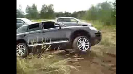 Touareg In Offroad Action