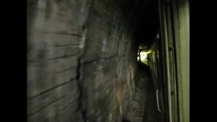 Преминаване през жп тунел в Стара планина 