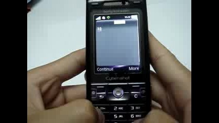 Sony Ericsson K800i demo run through.