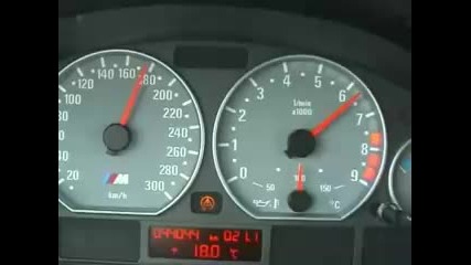 Bmw E46 M3 acceleration 0 - 220 