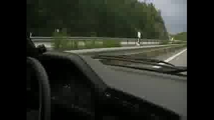 Бмв E30 с двигател от M5 по магистралата!!!