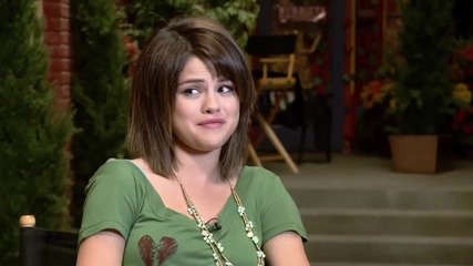 On set with Disney sensation Selena Gomez 