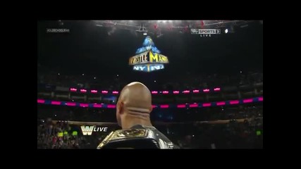 Wwe Raw Old School 4.3.2013 John Cena And The Rock Talk About His Match At Wrestlemania 29