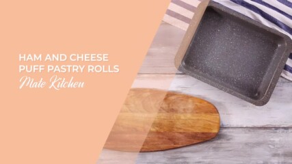 Ham & Cheese Puff Pastry Rolls
