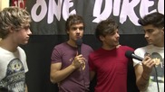 One Direction - Дават интервю зад сцената в Далас
