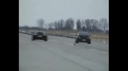 Lamborghini Murcielago Vs. Bmw M6 Drag Race