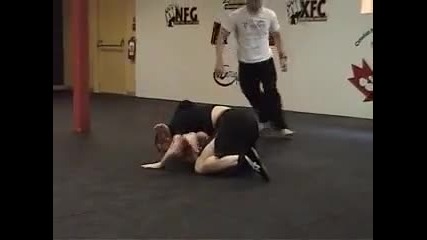 Борба-жена побеждава Мъж -jiu-jitsu