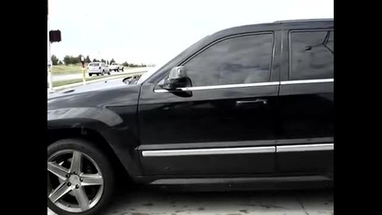 Jeep Srt8 vs Ml 63 Amg from inside the Ml 63 Amg