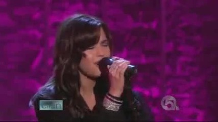 Demi Lovato - Dont Forget в шоуто на Ellen 2009