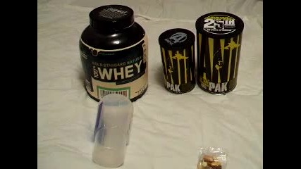 Animal Pak & 100% Natural Whey 