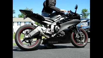 2006 Yamaha Yzf R6 Akrapovic Megaphone exhaust 