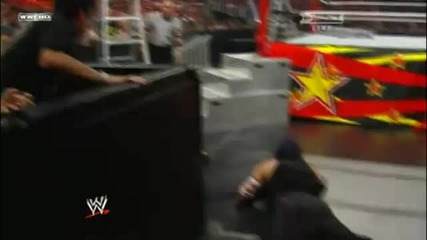 Jeff Hardy - Poetry in Motion with a Chair to the Barricade