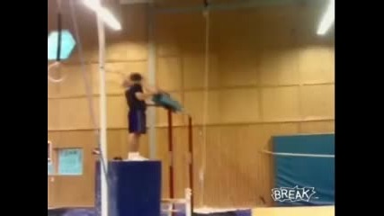Gymnastics High Bar Accident