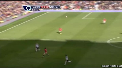 14.03.2010 Манчестър Юнайтед 3 - 0 Фулъм втори гол на Уейн Рууни 