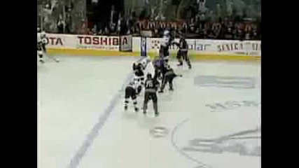 Emery vs Biron - Senators vs Sabres - Nhl Goalie Fight
