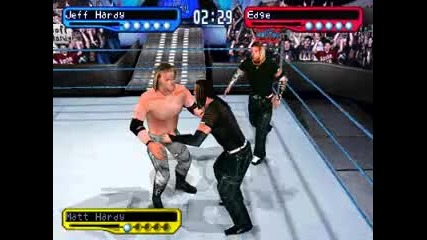 Jeff Hardy Vs Edge smackdown for ps1 my gameplay