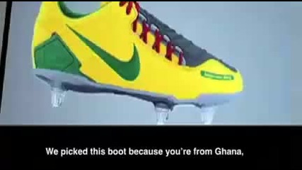 Michael Essien makes his mark with Nike id 