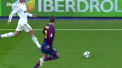 Gerard Pique Кошмарът на Cristino Ronaldo