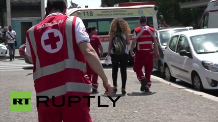 Italy: Twelve injured after metro collision in Rome