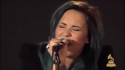 Demi Lovato - Skyscraper [acoustic Version live @ The Grammy 2013]