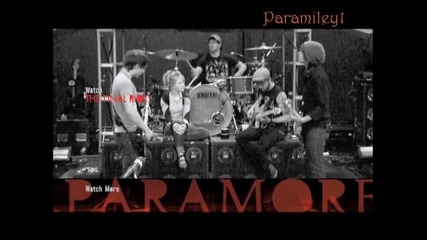 Paramore Practise for The Final Riot 