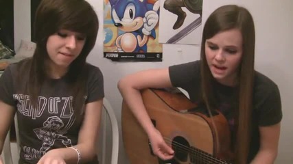 Christina and Tiffany singing Break Your Heart by Taio Cruz 