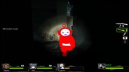 Телетъбис Кошмар Left 4 Dead 2 ( Teletubbie mod ) Gameplay Част 1
