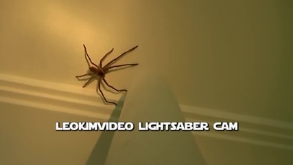 big Spider Attacks Lightsaber