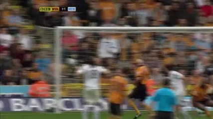Wolves 1 - 1 Newcastle (carroll) 