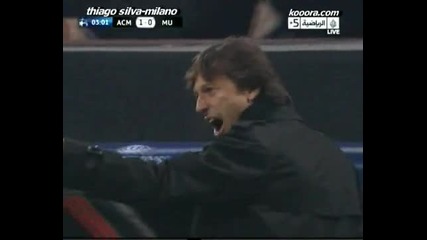 Milan 1 - 0 Manu Ronaldinho.