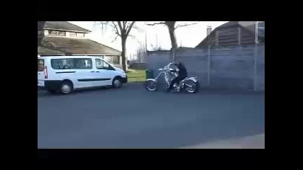 Orange County Choppers Chromasaurus custom chopper in Uk
