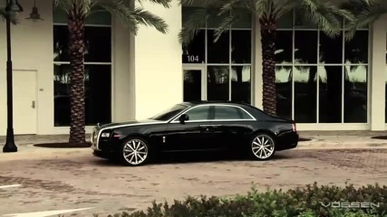 Rolls Royce Ghost с джанти vossen!