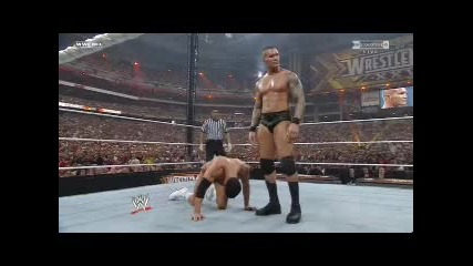 Wrestlemania 26 Randy Orton vs Ted Dibiase vs Cody Rhodes Triple Threat Match 