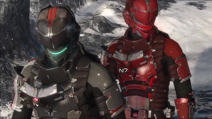 Dead Space 3 mass Effect N7 Armor Trailer