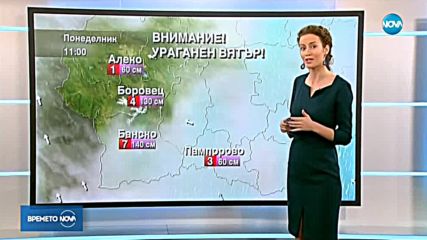 Прогноза за времето (18.03.2018 - централна емисия)
