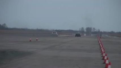 Alfa Romeo Gtv6 Vs. Vw Golf Tdi - drag race 