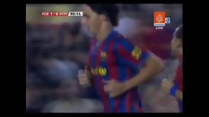 Barcelona 1 - 0 Ath.madrid (ibrahimovic)
